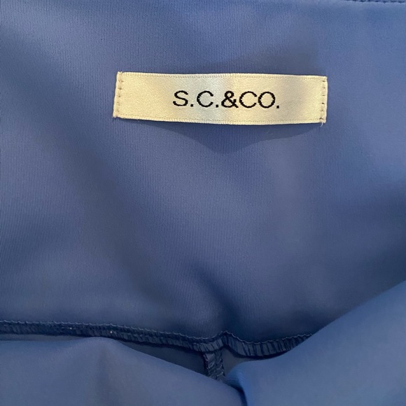 S.C. & CO. Tummy Control Heathered Gray Blue Golf Tennis Skort Womens size XL - Picture 3 of 9